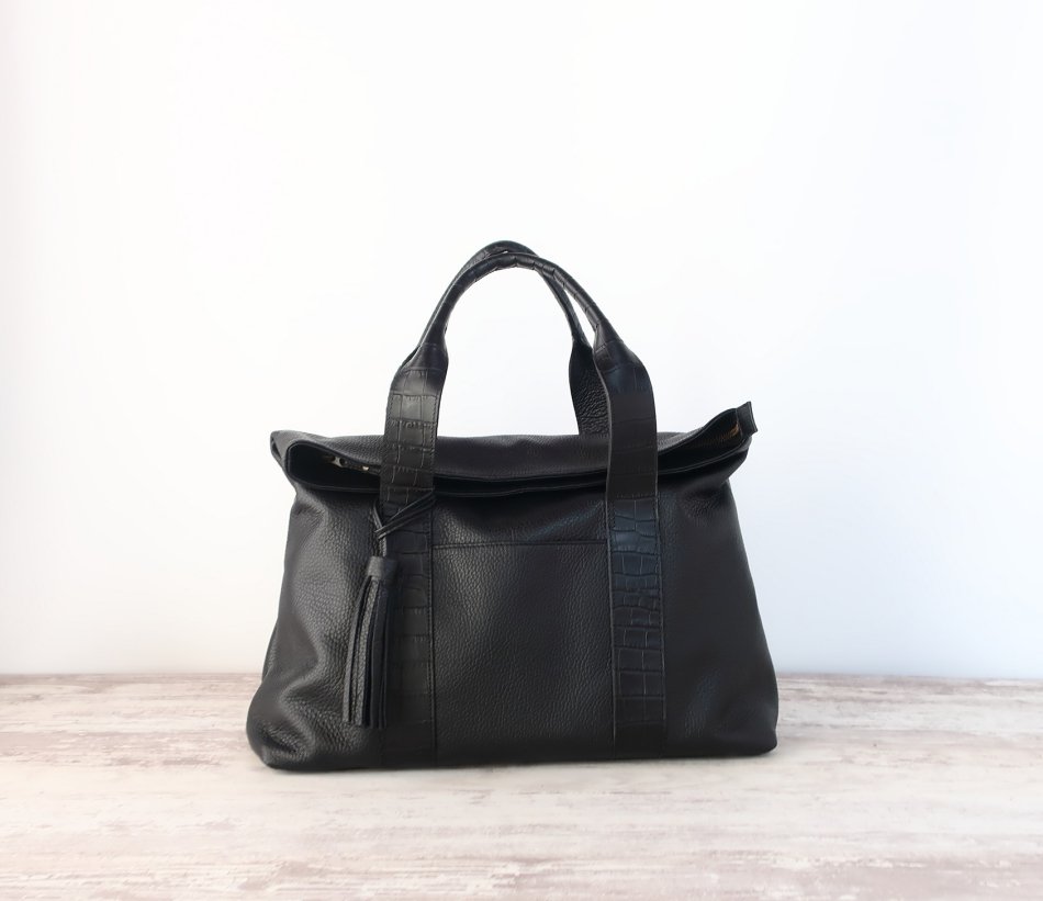 セレクトトートzip☆ファスナー付き・マチ幅１５cmver・受注製作　バッグ 日本製 国産 メンズ レディース 本革 通勤バッグ シンプル 高級 お洒落 鞄 カバン 牛革 旅行 フォーマル オケージョン プレゼント ブランド 入園式 バッグ 本革｜naoao.bag 店 25,992円