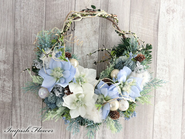 楽天市場】クリスマススワッグ ポインセチア クリスマスリース 玄関