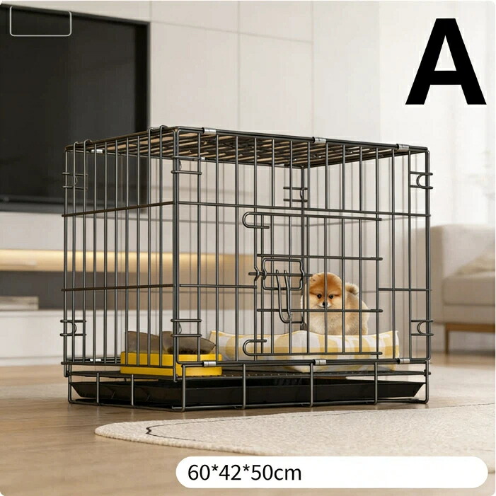 犬 ケージ 604250cm 小型犬 屋根付き ペットケージ 室内 折りたたみ ペットゲージ サークル トレー付き 室内用 簡易ケージ ハウス 小屋 おしゃれ 持ち運び 頑丈 ペット用品 コンパクト収納 組み立て簡単