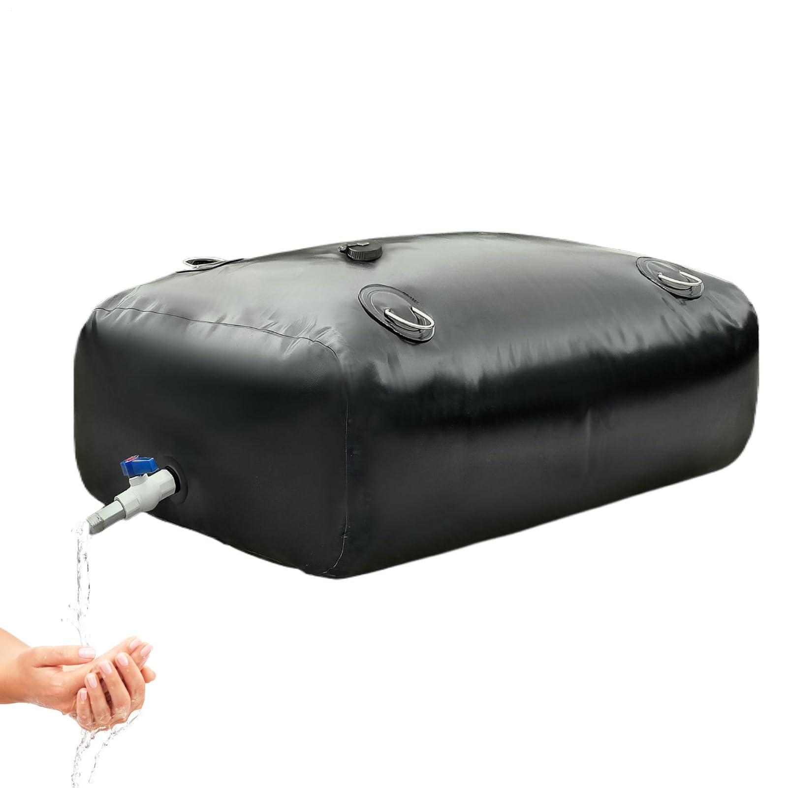 ウォータータンク 110L 大容量 折りたたみ 給水タンク ウォーターバッグ 貯水タンク 簡易シャワー 非常用 給水袋 柔軟性 持ち運び便利 防災 災害 避難 アウトドア キャンプ ガーデニング 家庭菜園 農業用 散水 車載 庭 ピクニック｜NeoMart