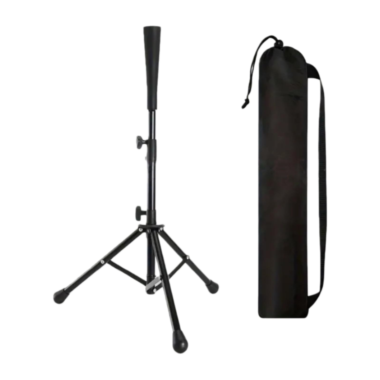 バッティングティー 野球 練習 スタンド 三脚 折りたたみ 軽量 コンパクト 収納袋付 55cm~78cm 高さ調節 打撃 ティーバッティング バッティングマシン 硬式 軟式 ソフトボール 自主練 宅トレ トレーニング 持ち運び 屋内 屋外|NeoMart