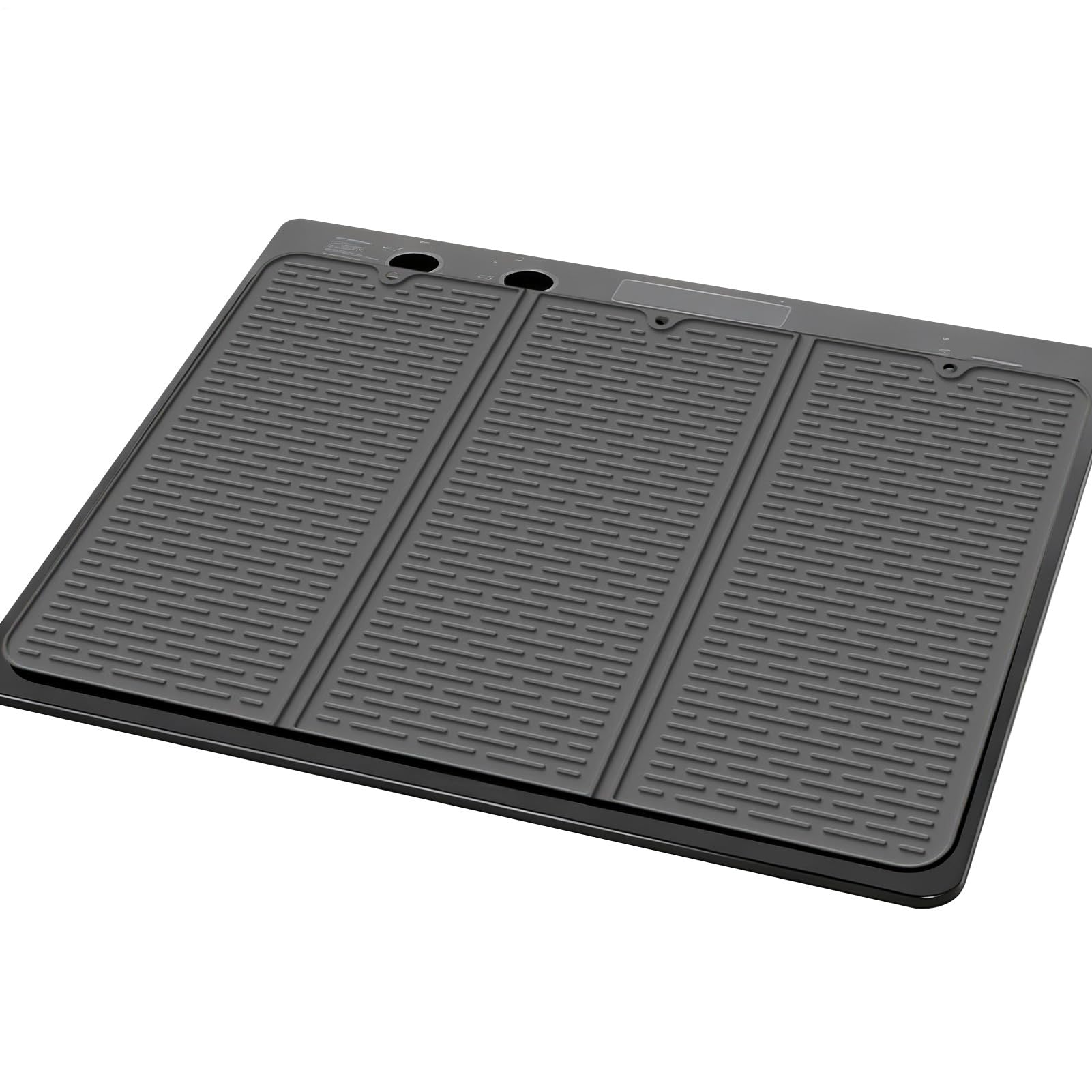 IHクッキングヒーター カバー マット 28&times;20インチ 大型 シリコンマット 折りたたみ 耐熱 傷防止 汚れ防止 調理台保護 キッチン コンロカバー 撥水 すべり止め 乾燥用 水切りマット 多目的 作業スペース 拡大 キッチン保護マット｜NeoMart
