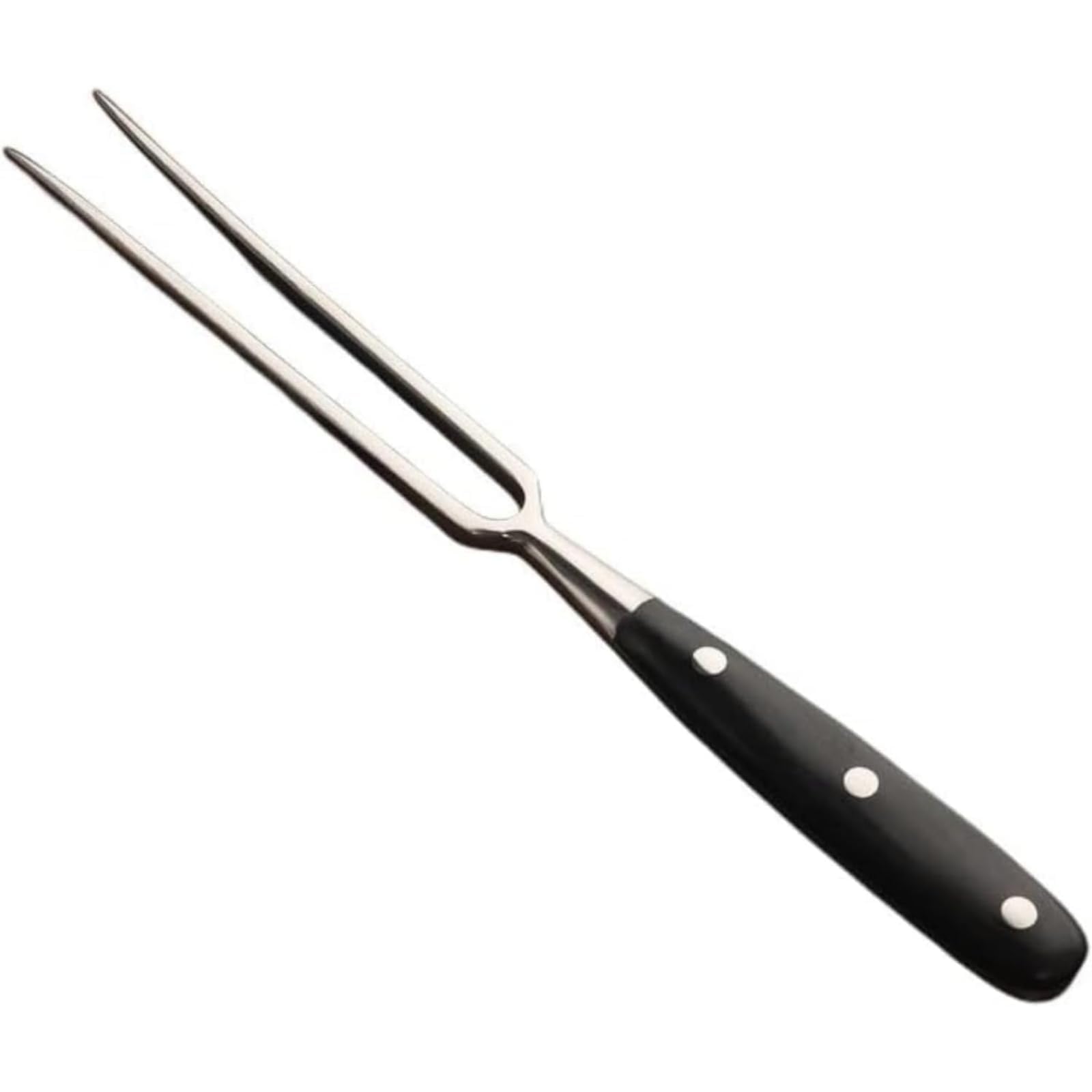 ミートフォーク バーベキューフォーク 30cm 430ステンレス製 2本刃 肉料理 塊肉 ステーキ 取り分け カービングフォーク 天然木ハンドル 職人鍛造 錆びにくい 丈夫 キャンプ アウトドア 調理器具 キッチン用品 焼肉 グリル 調理ツ