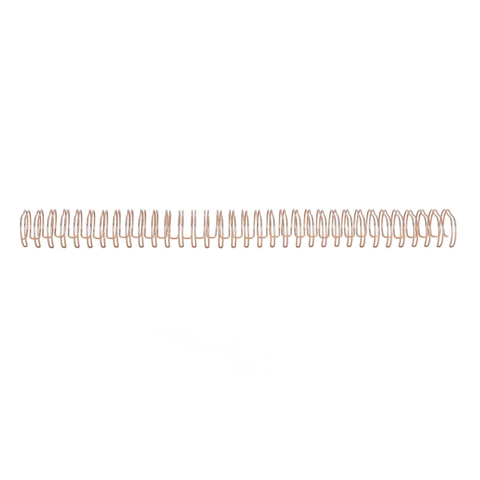 製本用 ダブルループリング 3:1ピッチ 3/4インチ 19mm 34穴 50本入 A4サイズ対応 最大綴じ枚数180枚 事務用品 文房具 ローズゴールド|NeoMart
