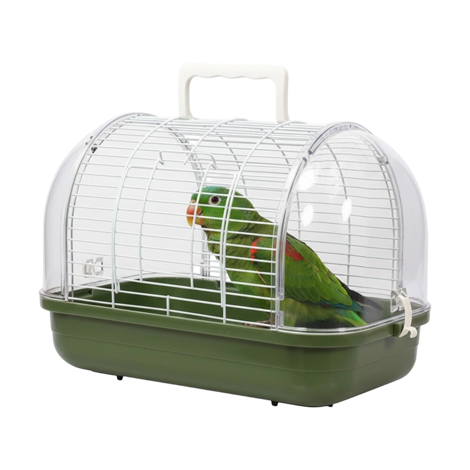 鳥 キャリーバッグ 止まり木付き 透明 小鳥 インコ キャリーケージ お出かけ 通院 外出 移動 ゲージ 軽量 セキセイインコ オカメインコ カナリア 爬虫類 幅32cm｜NeoMart