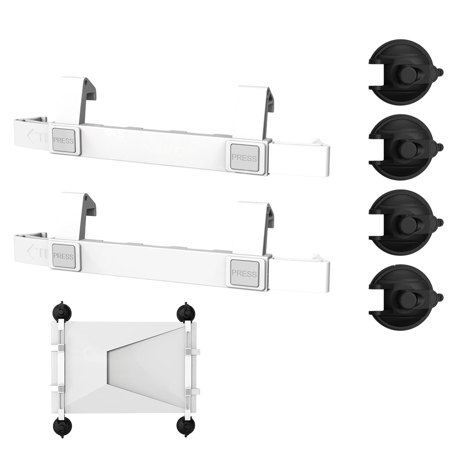 車載用 人工衛星空中線 マウント鉤括弧 2個仕掛ける 豪然たる吸盤打っ付け 角度自然調整能力のある 伸縮式 アダプタ くっ付ける保持者 大屋根 サンルーフ 姿勢車窓 とり備える 車中泊 幕営鉄道車両 レーシングヨット 舟・船 室内用 汎用ステー 白いこと