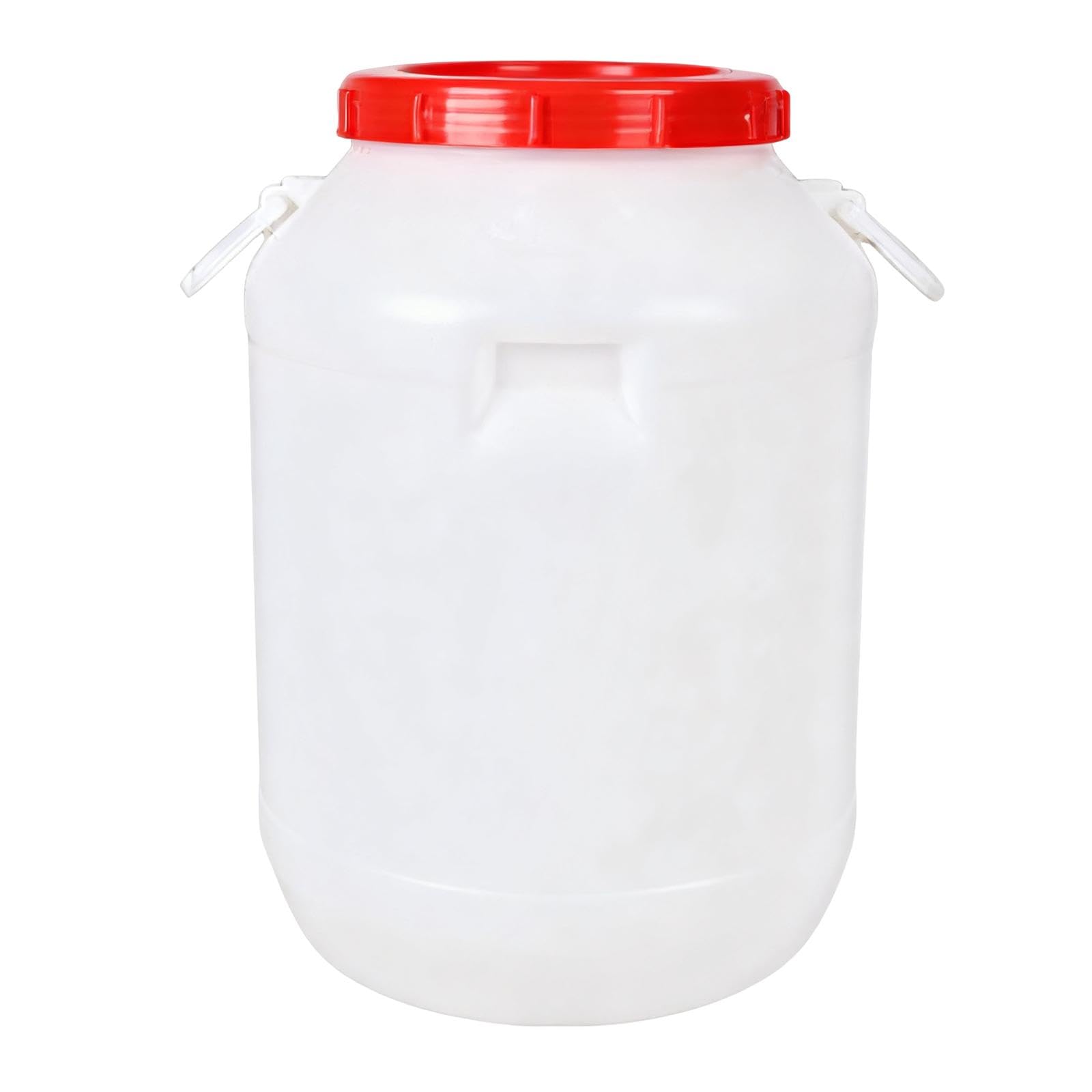 貯蔵タンク 50L 大容量 広口 ウォータータンク プラスチック 保存容器 水缶 密閉 蓋付き 取手付き 持ち運び 漬物樽 味噌樽 飲料水備蓄 釣り キャンプ アウトドア 園芸 農業 家庭用 業務用 ホワイト|NeoMart