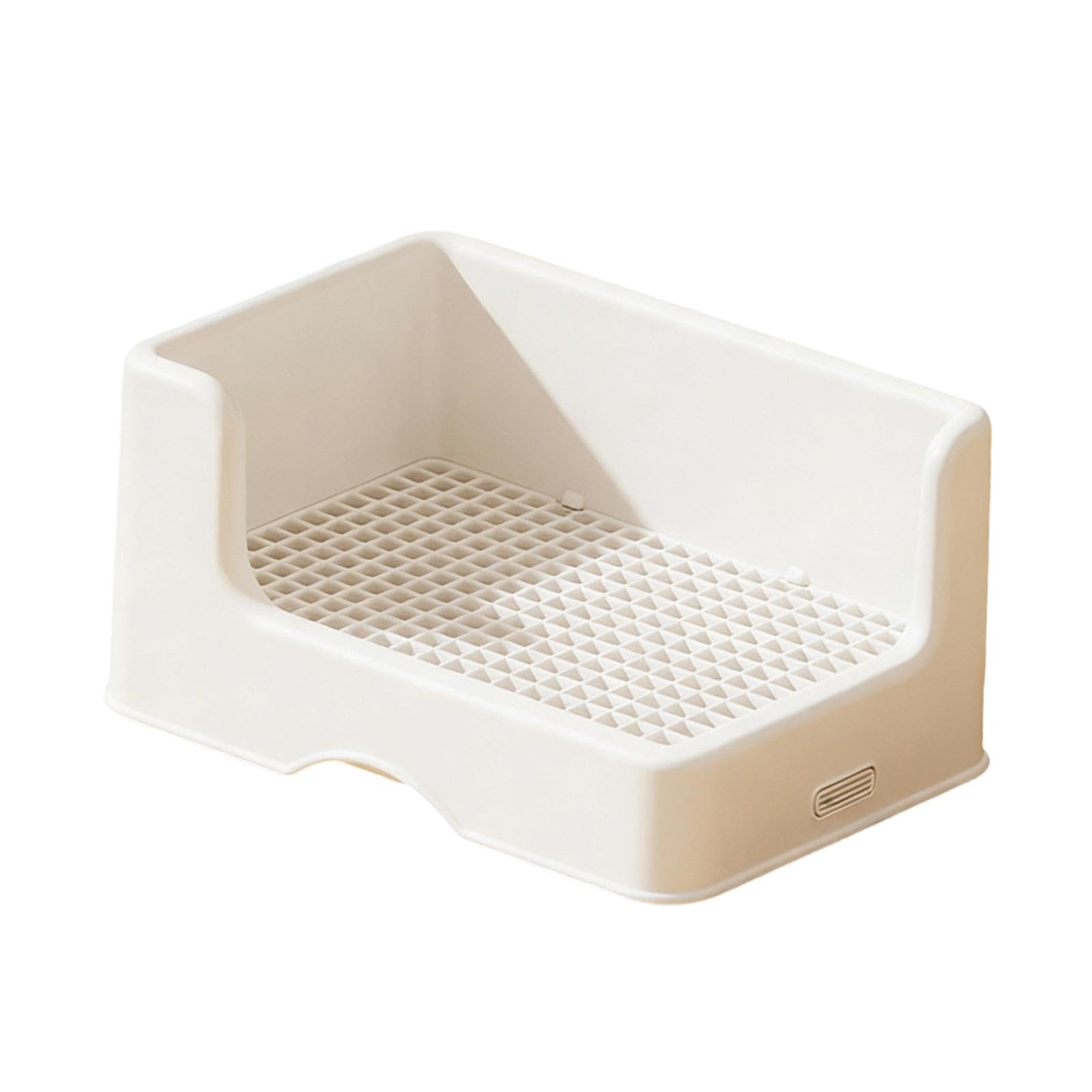 うさぎ用室内用便器 四辺形 掃き出すし分かりやすい 網目一皿付き添い人 小毛の荒物用 室内用便器入れもの チンチラ 実験材料 繁殖伏せ籠室内装飾 家兎備品 スノコ付き添い人 取りはらい能力のある 幅32糎 奥ふかさ22糎 高さ16糎 釣りあい腹積もり もの堅い 分かりやすい 白いこと