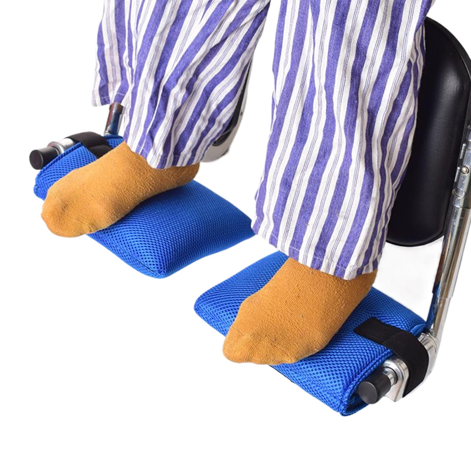 車いす用 フットレストカバー 2個仕掛ける 足置き 座布団 メッシュ 上滑り打ちきり 汚れた状態押しとどめる 足の防御すること 介護設備 車椅子 レッグレスト 付属品 老いらく者 設立 身寄り用 好いたらしい 青み 18cm×20糎