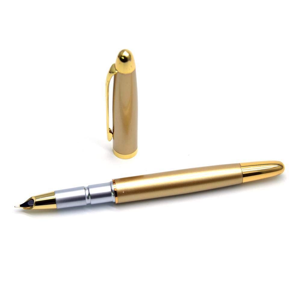 万年筆 0.38mm 極細字 ビジネス 高級感 メタルペン 金属製 サインペン スタイリッシュ 筆記用具 文房具 オフィス 事務用品 記念品 上品 ギフト プレゼント 贈り物 ステーショナリー カラーバリエーション｜NeoMart