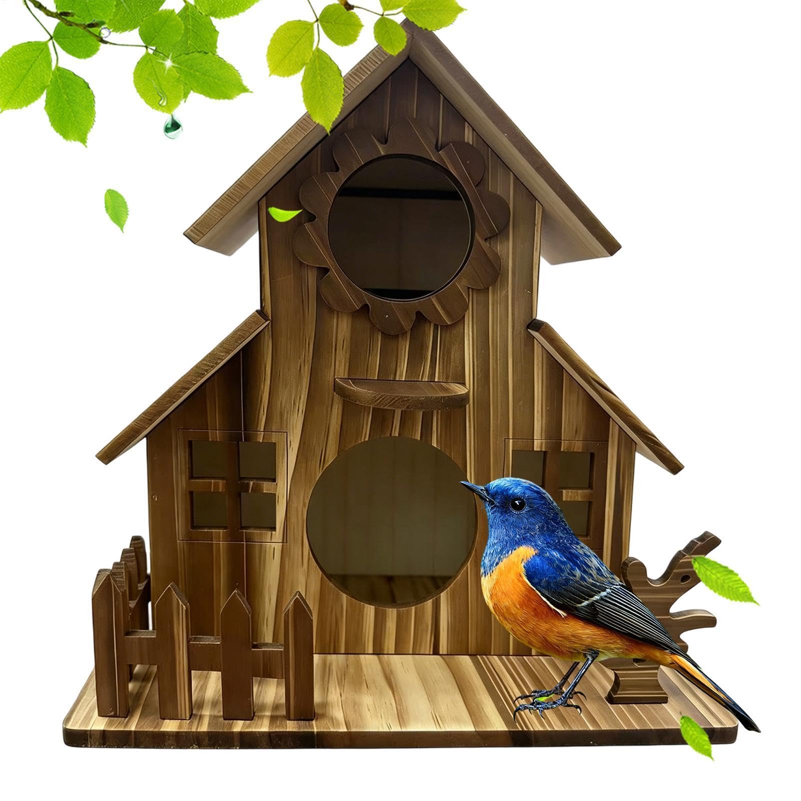 鳥類住み家 木製 野鳥の鳥小屋 庭 ガーデニング 今めかしい 鳥類の駆け込み寺 鳥小屋 室外 据え付ける型 庭 庭園オブジェ オブジェ 鶏小屋 バードフィーダー エサ台 止まり木付き添い人 自然的 分かりやすい 前栽 回廊 中庭 癒し 野鳥見ること