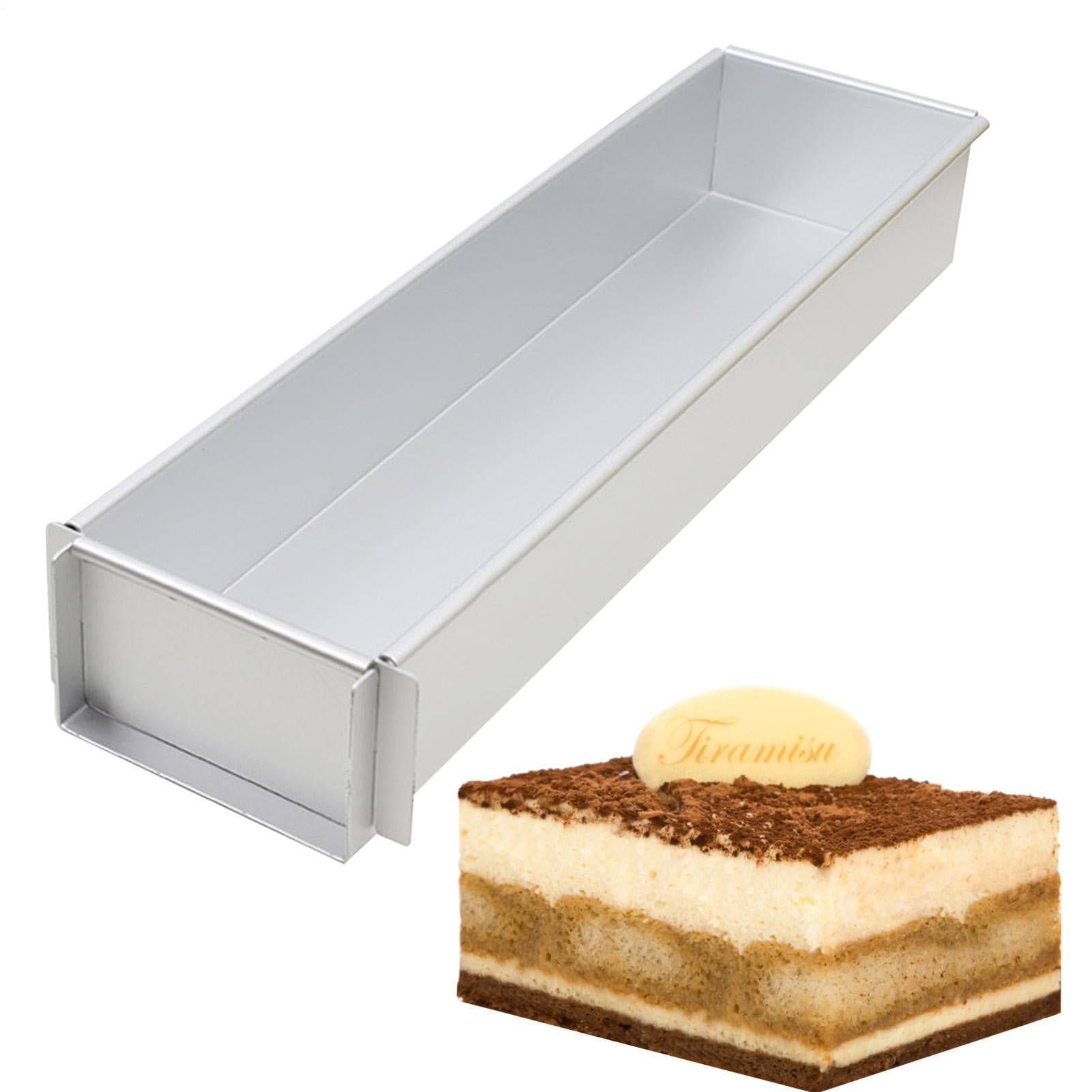 パウンドケーキ型 矩形 41.5糎 軽銀アロイ製 横すべり式 西洋菓子型 焼き型 製菓備品 レクタングル型 手作り御菓子 海綿質西洋菓子 乾酪西洋菓子型 御役目相応う 労働者階級遣りかた