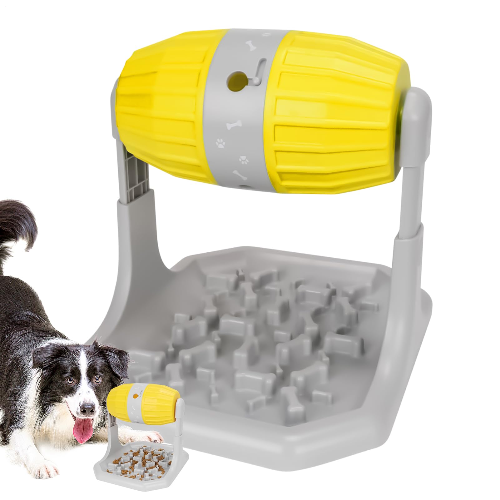 犬用 早食べること押しとどめるどんぶり鉢 スローフィーダー 犬用食器 知育手あそび 早食べること打つ手 ボンネットどんぶり鉢 愛玩動物装置 噛む手あそび 室内 露天 滋養物供給器