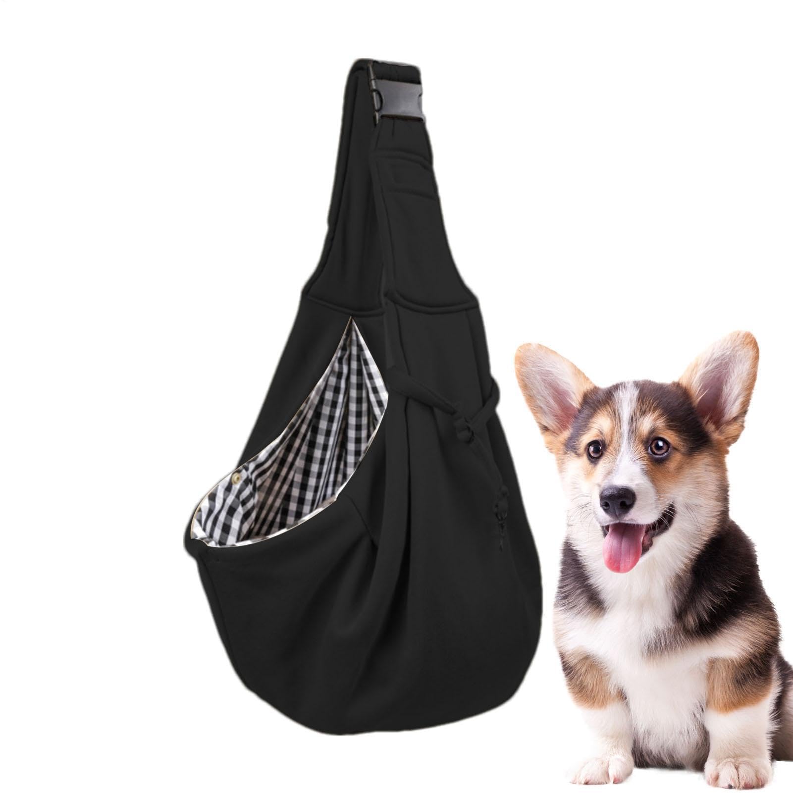 愛玩動物用スリング いだき締める紐 小型犬 猫 リヴァーシブル 曲がった掛け キャリーバッグ 犬ころ 愛玩動物用持ちはこび 肩肉 おほっつき歩く 旅する お出かけ用 通気性