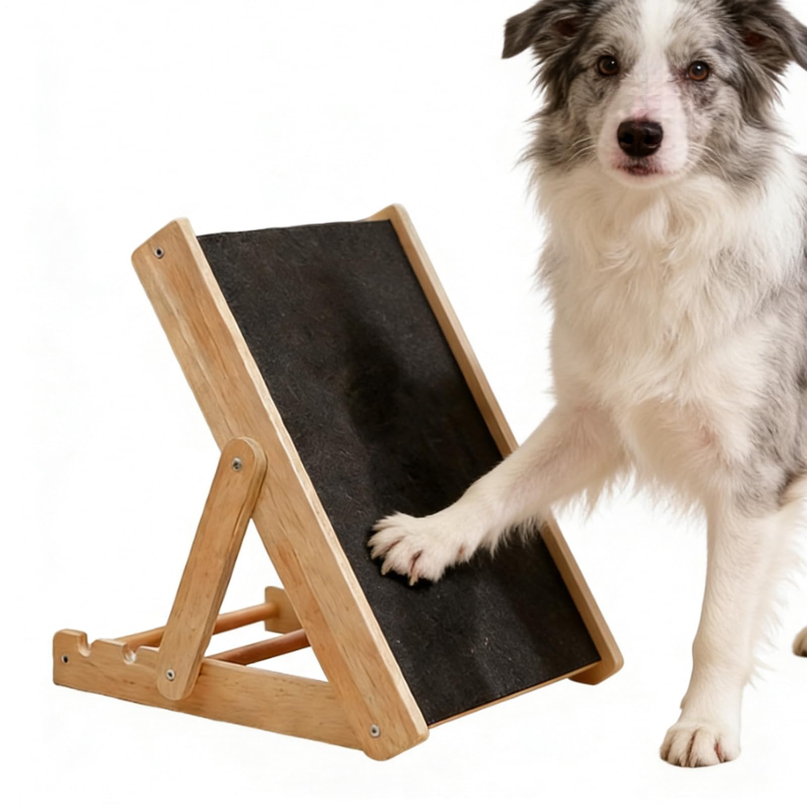 犬用 爪とぎ ゲーム盤 木製 爪やすり 角度合わせる能力のある 上滑り打ち切り付き添い人 愛玩動物用 お取りつくろう備品 小型犬 中型犬 つめとぎ スクラッチャー 室内用