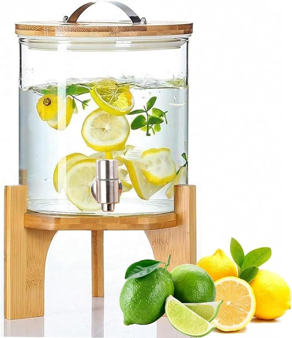 瑠璃 ドリンクディスペンサー 水道の栓付き添い人 照明ランプ付き添い人 1.5L 2.5L より分ける能力のある 木ノ実酒 瓶 保護すること入れもの 梅酒営造 今めかしい 瑠璃ポット お水サーヴァー 清涼飲料水サーヴァー 室内装飾 勝手もと設備