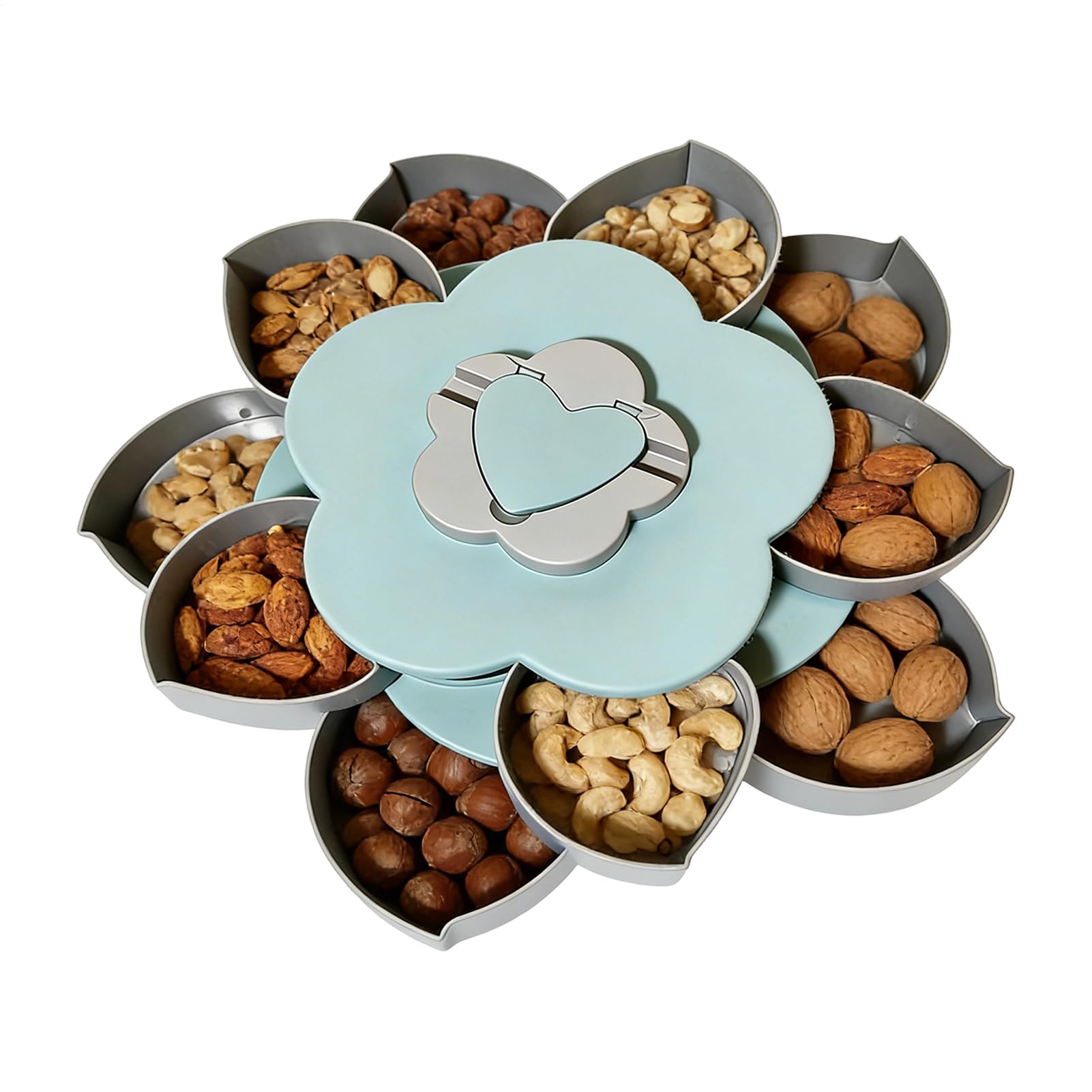 回転させる式 御菓子器 オードブル皿 はやりっ児 2段 赤ちょうちん入れもの 素っ気ないフルーツ 木ノ実 入れ 蓋付き添い人 中仕切り皿 小入れもの 納める 御厨子所備品 寄りあい おもてなし 室内装飾雑貨