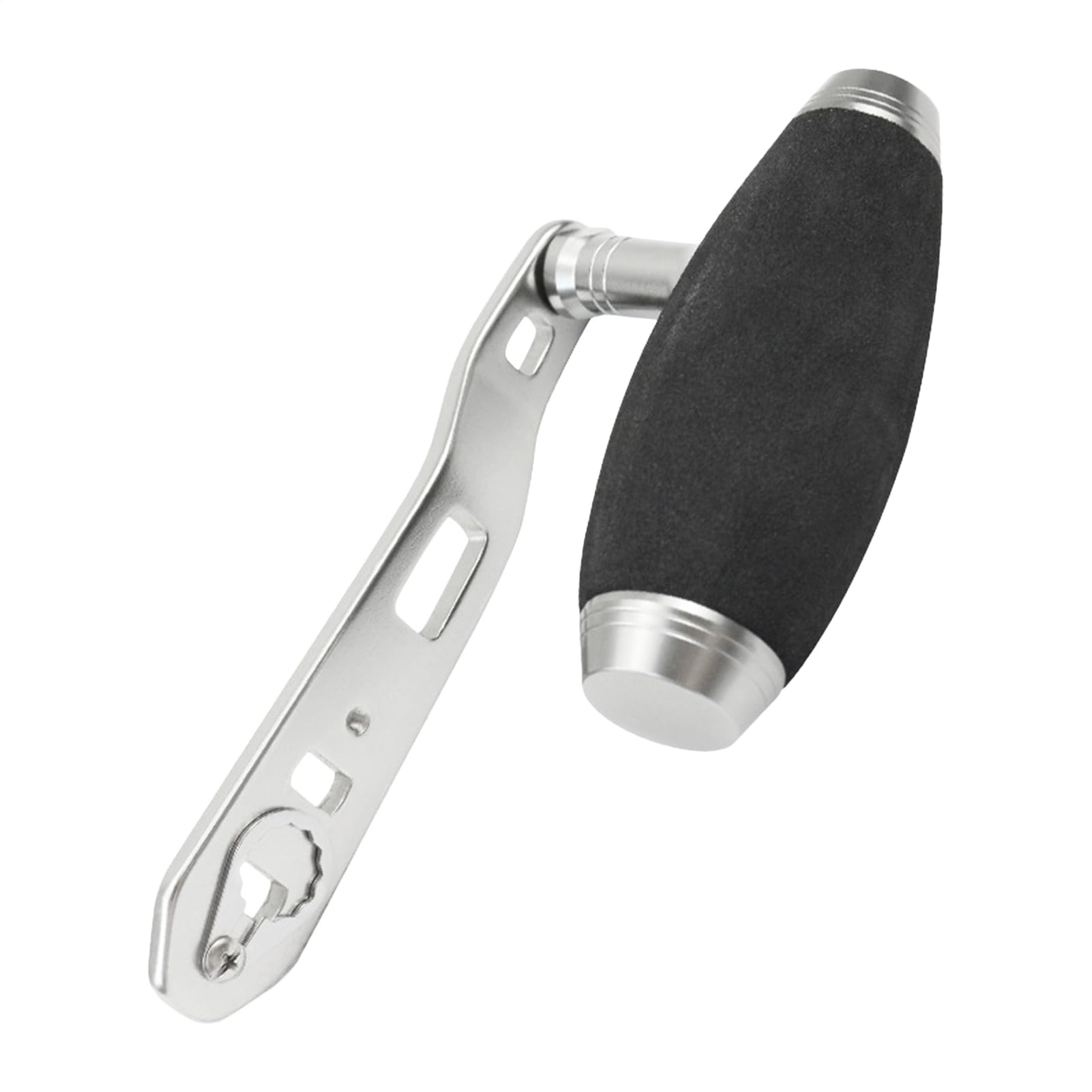 ベイトリール用 カスタムハンドル 交換用リールハンドル アルミ合金製 クランクハンドル 85mm対応 軽量 左右交換可能 淡水・海水両用 釣り具 リールパーツ｜NeoMart