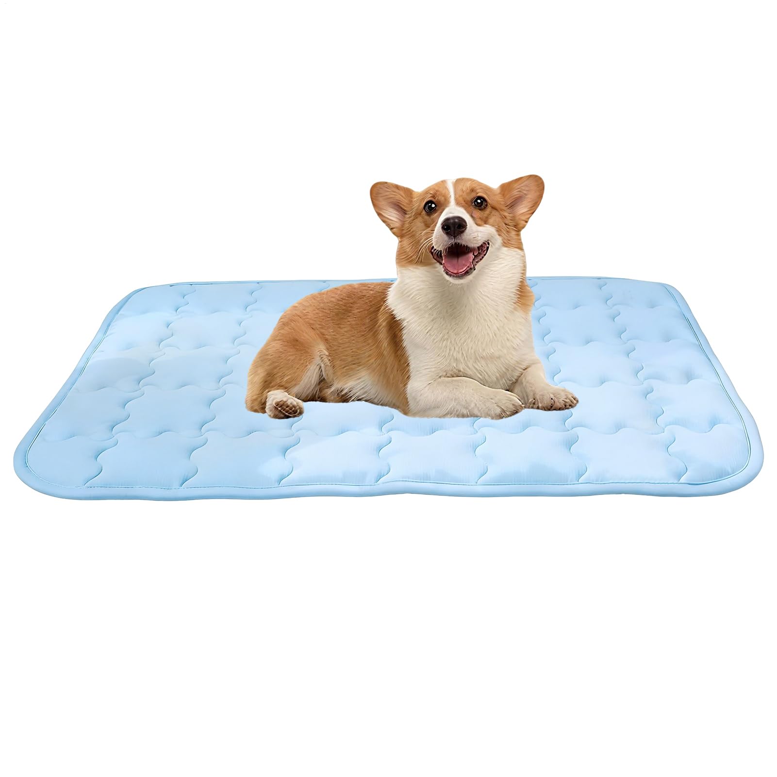 犬用 クールマット 愛玩動物引っ敷き 当たること冷感 ひんやり 愛玩動物用 夏用 引っ敷き 洗える 上滑り打ち切り 通気性 暑さ打つ手 冷やかすパッド 犬 猫 臥榻 室内 伏せ籠用 89cm×58糎