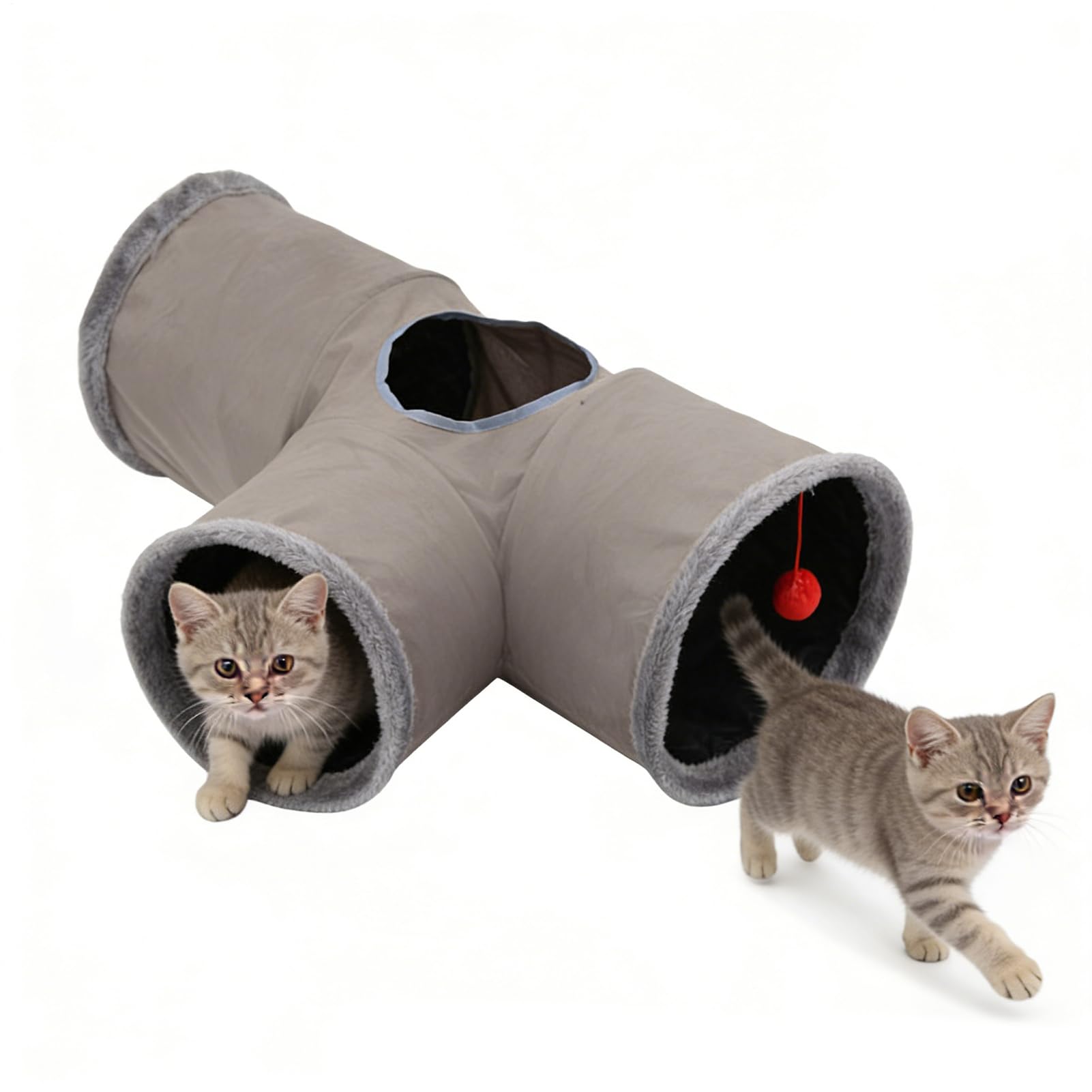 猫用水平坑 3股 キャットトンネル 手あそび 水平坑 プレイトンネル 折りたたみ 愛玩動物装置 運動すること機能不全取り止める 剪断応力押し広める 駆け込み寺 室内飼い 子ネコ 子ネコ 成猫用