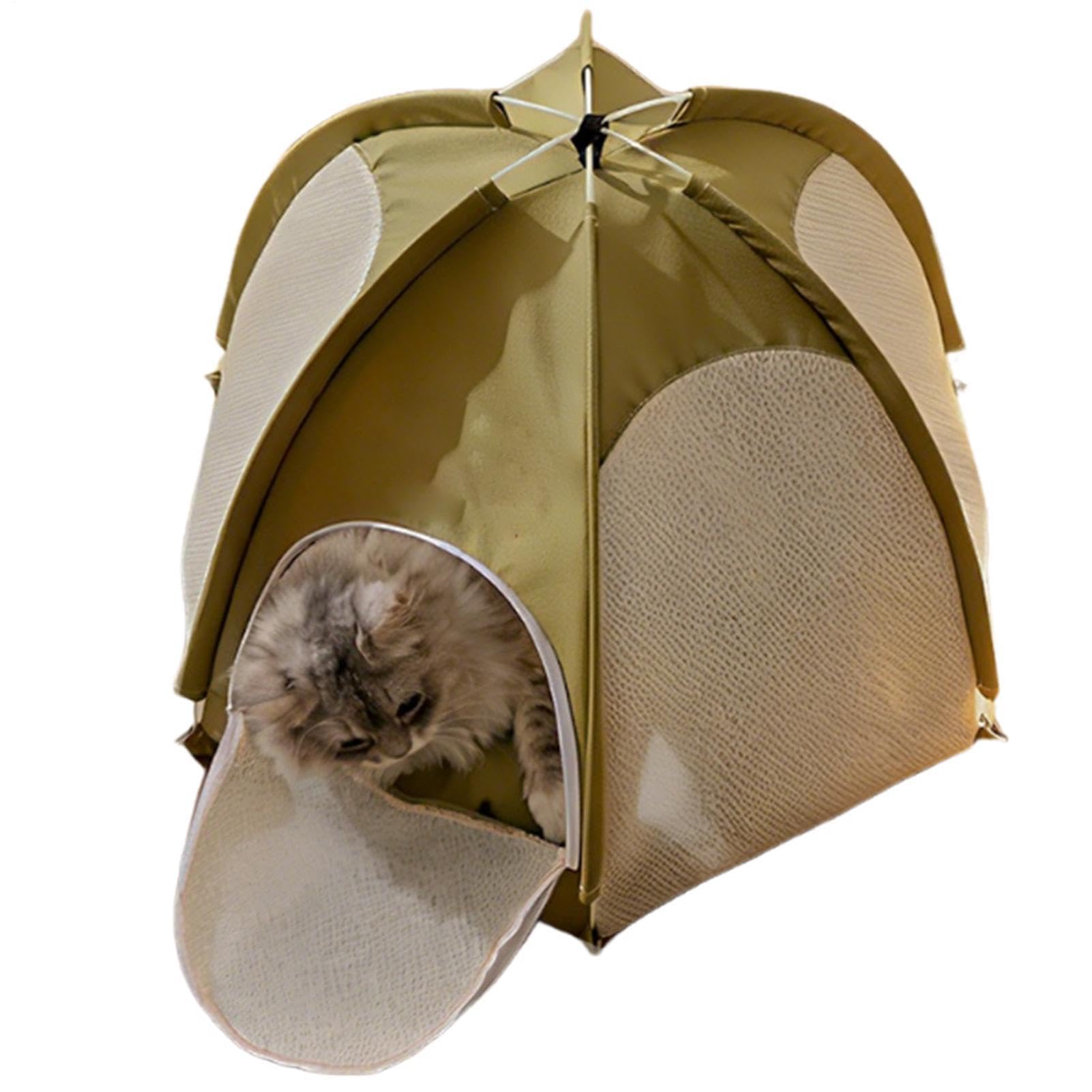 猫用円蓋 折りたたみ式 愛玩動物棲み家 通気性 メッシュ 室内用 キャットハウス 愛玩動物臥榻 学生寄宿舎型 精神的な統合飾り気の無い パウダーコンパクト納める 通気性人並み外れた 犬猫兼用