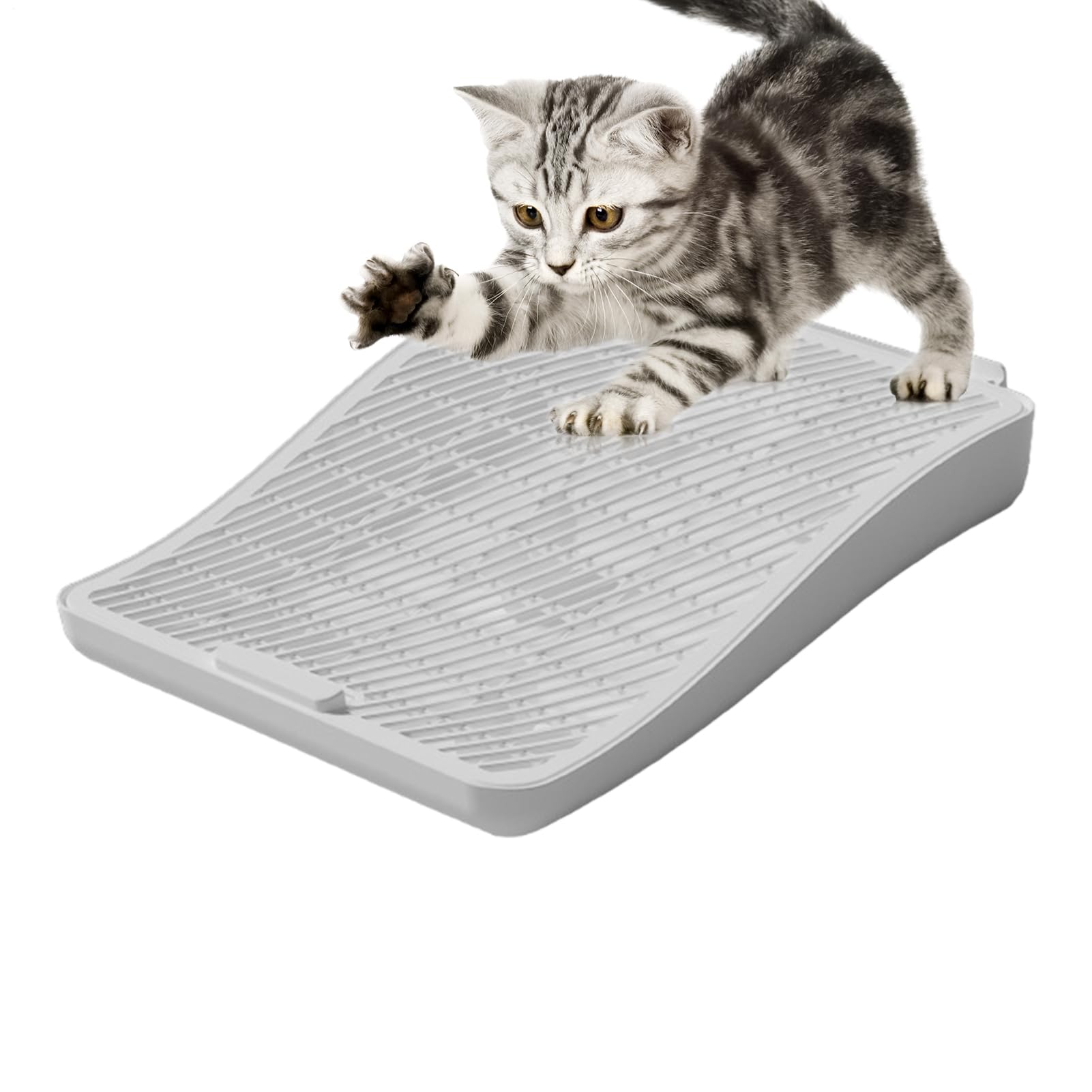 猫用 室内用便器傾斜面 猫砂飛散押しとどめる 足取り台 猫 室内用便器 上がり段 介護用 段差切り上げる 上滑り打ち切り 折りたたみ パウダーコンパクト 子ネコ 年がしら猫 乗り降り受け支える 愛玩動物備品
