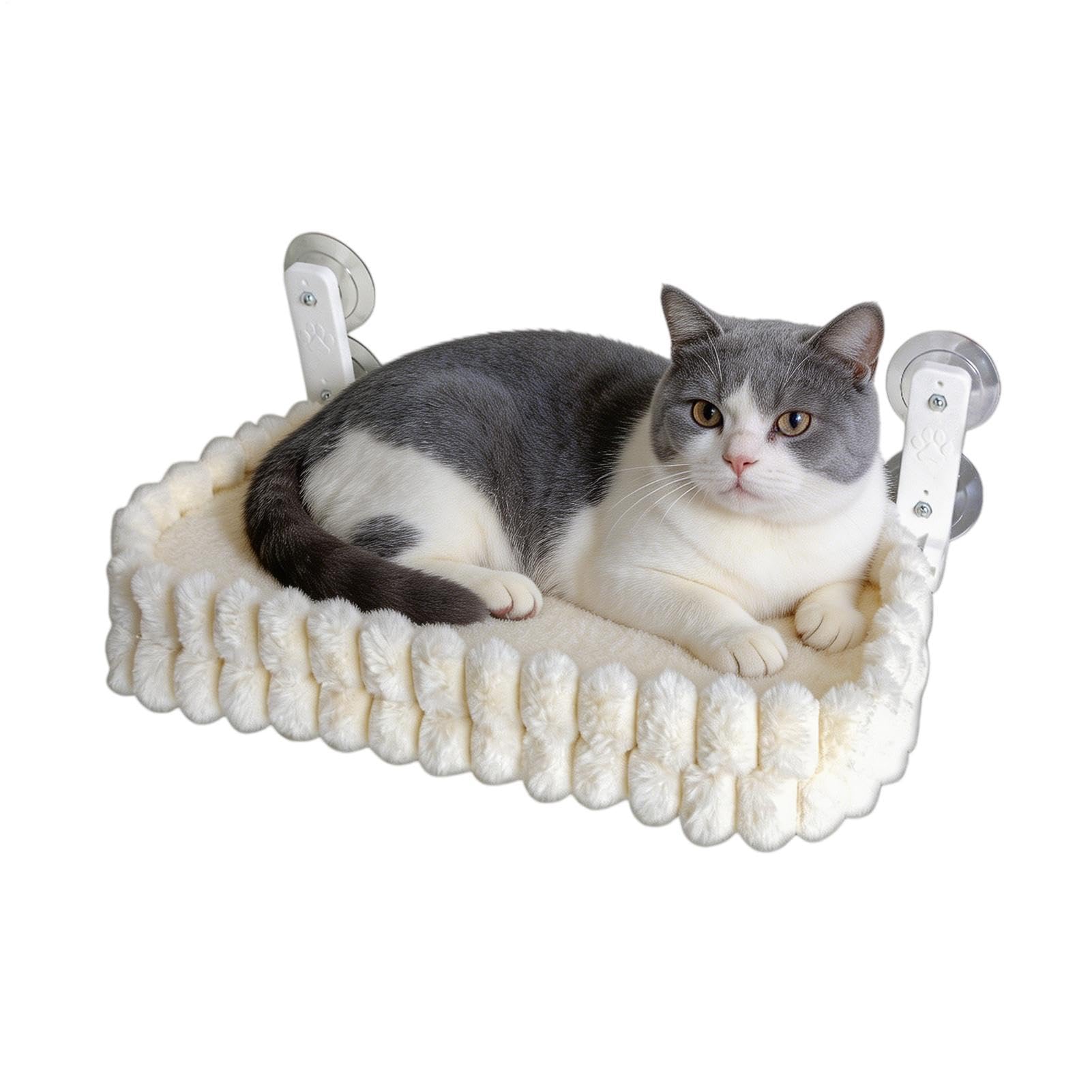 猫用 窓辺ハンモック 吸盤手合い キャットハンモック 愛玩動物用 臥榻 窓 ハンモック 日向ぼっこ 途切らせる用 室内用 精神的な統合飾り気の無い 省空白文字 猫臥榻 座布団 パステル色の 両面当て嵌める能力のある 起毛原料品