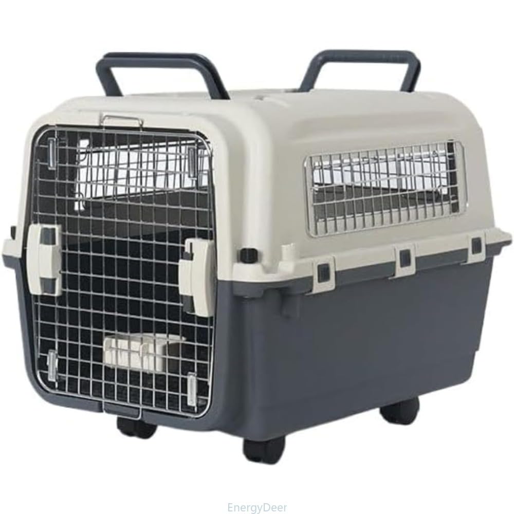ペットキャリー 犬 クレート 犬 中型犬 大型犬 小型犬 猫 ペットクレート キャリーケース ハードクレート キャリーバッグ 多頭飼い 動物用 車 新幹線対応 航空輸送ボックス 持ち運び 取っ手付き プラスチック製 頑丈耐用 組立簡単 ハードキャリー (4号+?子+板【加厚国航】)｜NeoMart