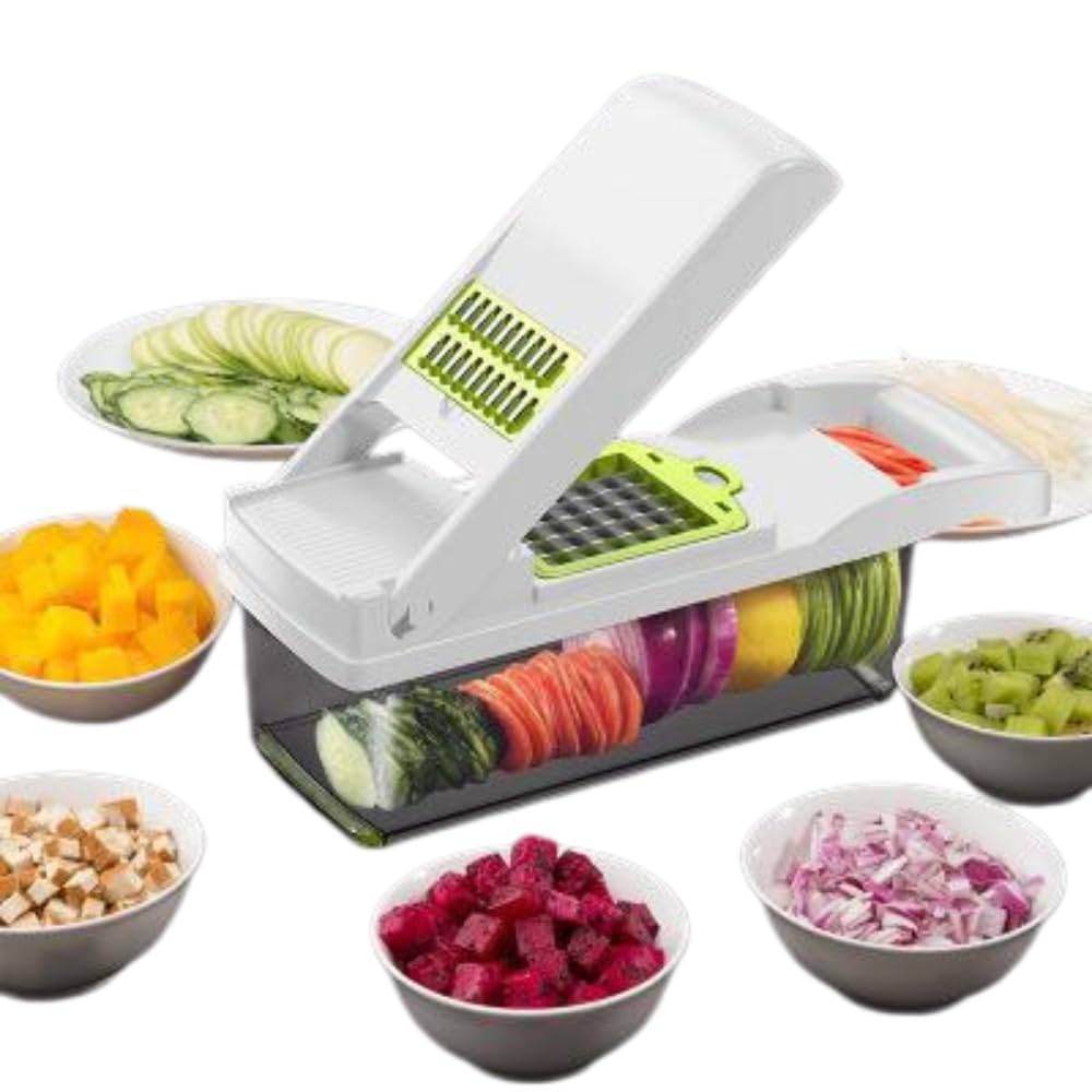 多機能な家庭用日用、省力野菜カッター/シュレッダー (ホワイト) []｜NeoMart