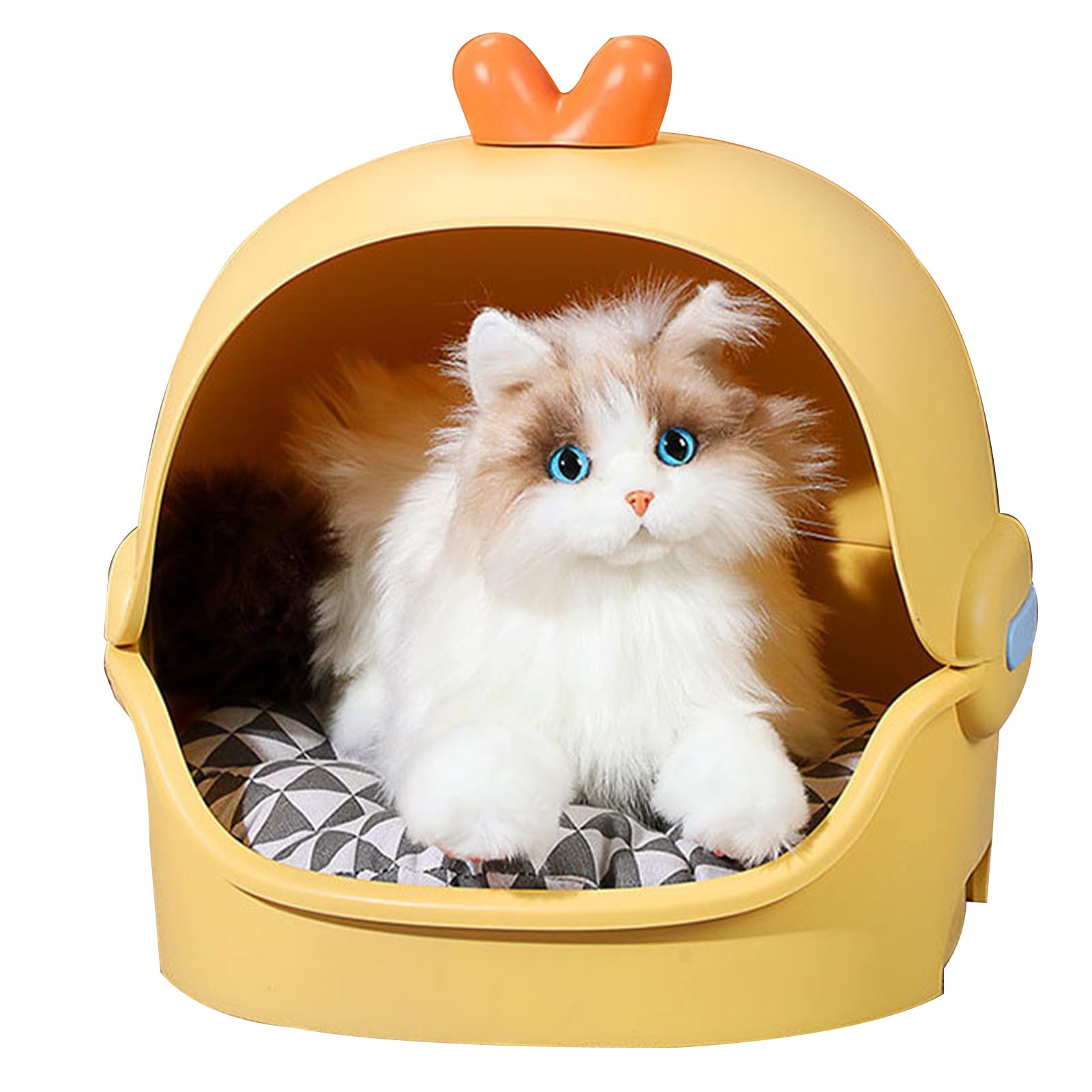 猫小屋,防水 取り外し可能 ケーブ | ペットテント - 子猫と猫とペットの小型中型サイズ用睡眠用室内用冬用クリスマス用ホーム｜NeoMart