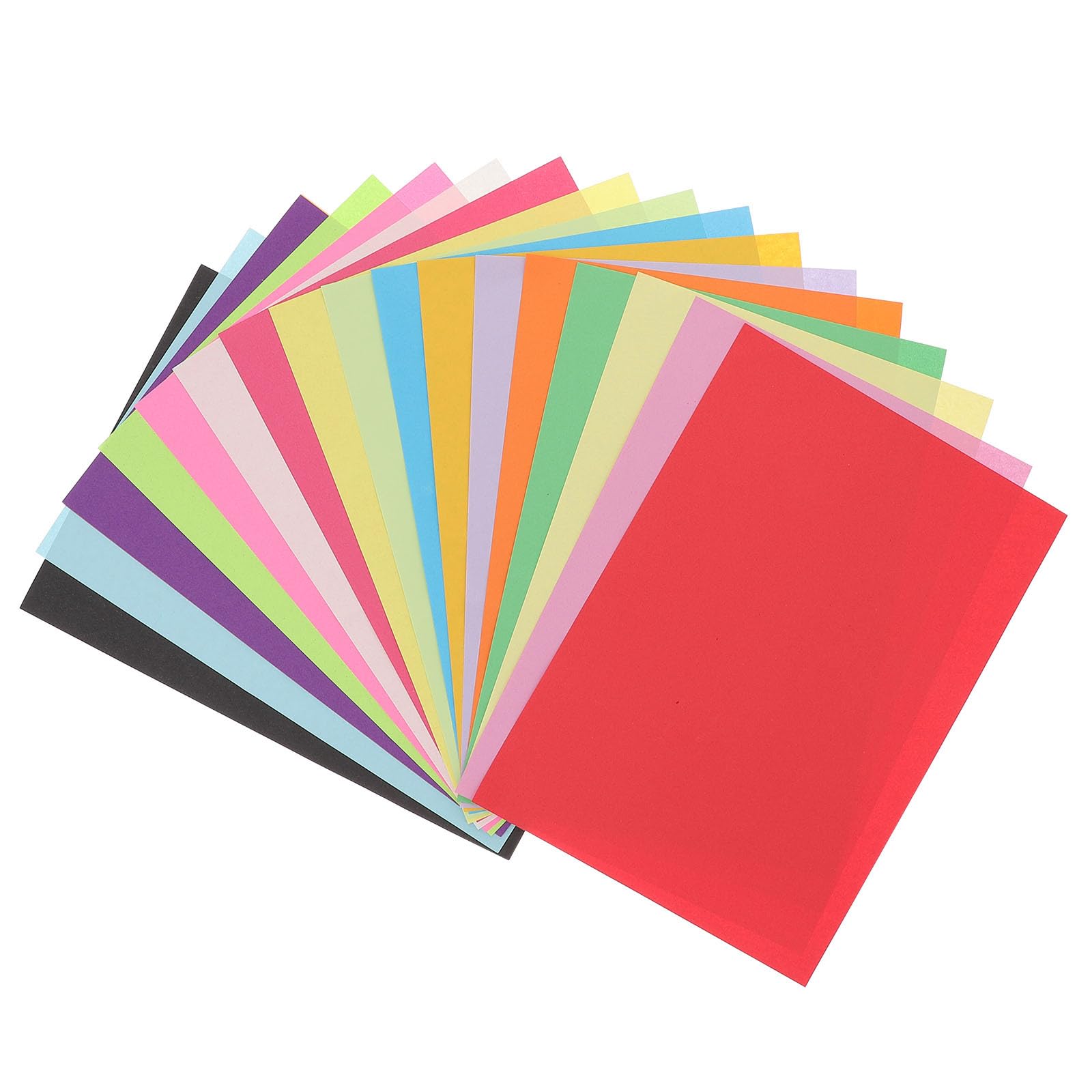 4サイズ100枚入リパルステルカラーコーピー用紙手作りクラフ用紙向けけ素材学校プロジェテクトやデコレーションズに最適29.7&times;21 20色混合｜NeoMart