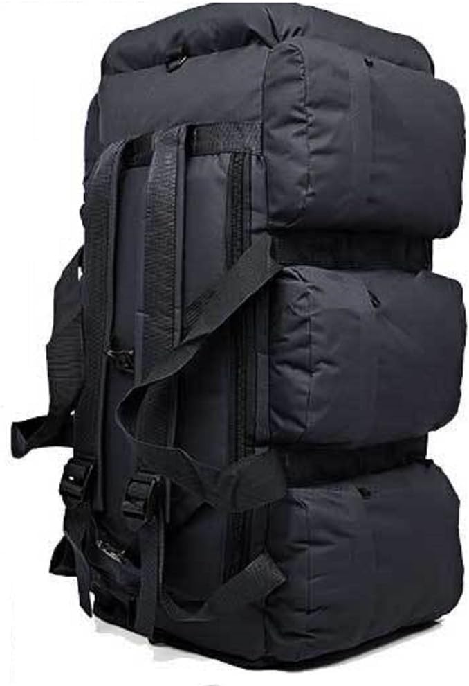 [] ボストンバッグ 登山バッグ 防水 大容量バッグ グリーン迷彩 黒 メンズ レディース 旅行 スポーツ用 (黒です)｜NeoMart
