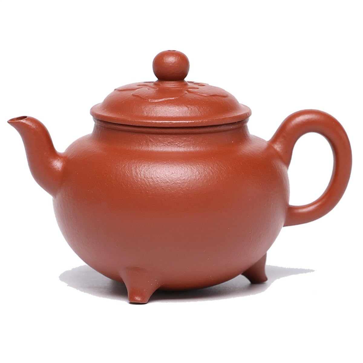 オリジナルの紫砂茶壺、朱泥大瓶如意、容量100。フィオズウェア小ぶりなサイズで片手で持ちやすく、茶葉の量を簡単に調節でき、お湯の出もスムーズです。手作りの功夫茶器セットです。 (100,)|NeoMart