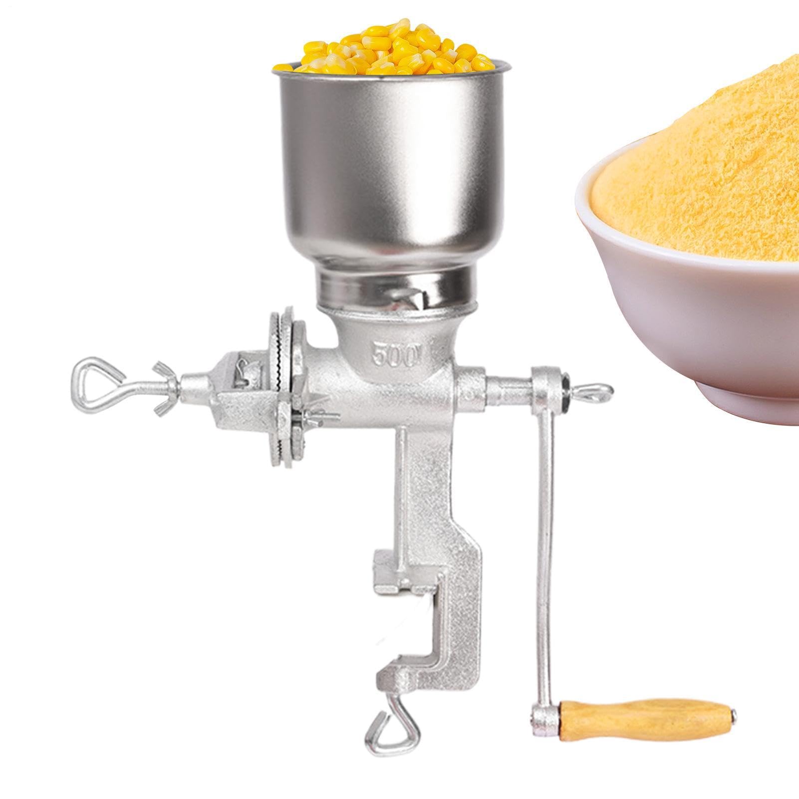 製粉用穀物ミル 調節可能 鋳鉄製 手回し式ツール | 小麦粒グラインダー トルティーヤ パン 生地 コーヒー 家庭 ベーカリー レストラン 農場 料理 プレッピング 工業用｜NeoMart