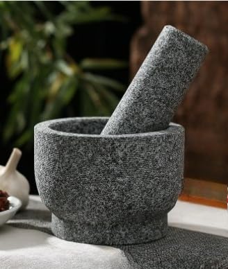 花崗岩 すり鉢 すりこぎ セット ストーングラインダー ワカモレ ハーブ クラッシャー スパイス ナッツ 調理 器具 和風|NeoMart