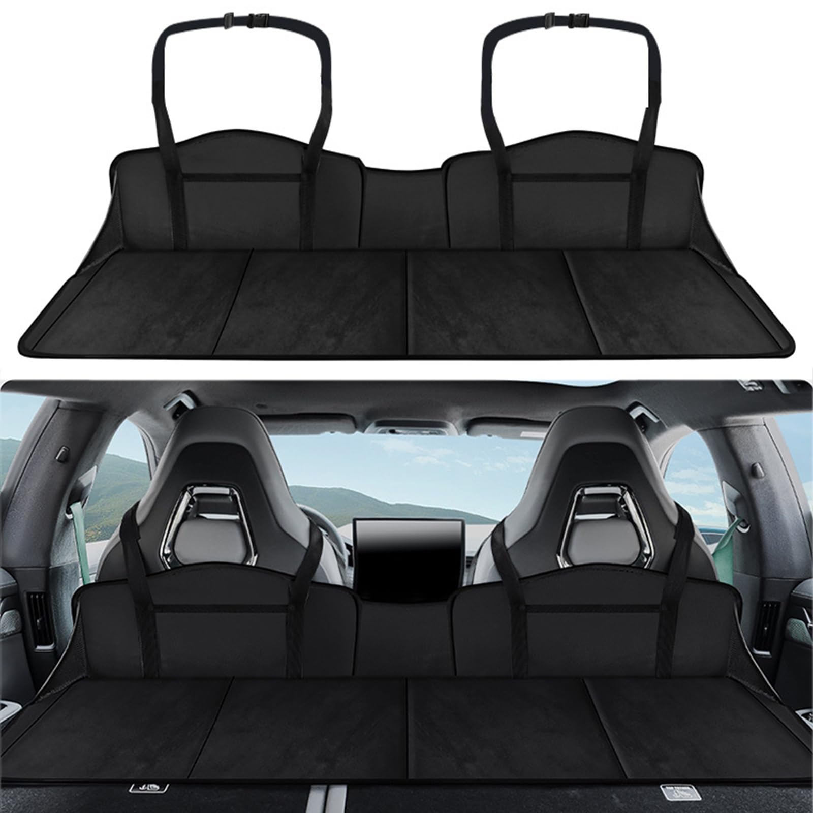 トヨタ ヤリスクロス 車中泊マット マットレス延長ボード に適用ヤリスクロス 210型 折りたたみ式車用ベッド 後部座席ギャップパッド サイドメッシュで落下防止 収納袋 カーギャップパッドマットレス｜NeoMart 10,649円