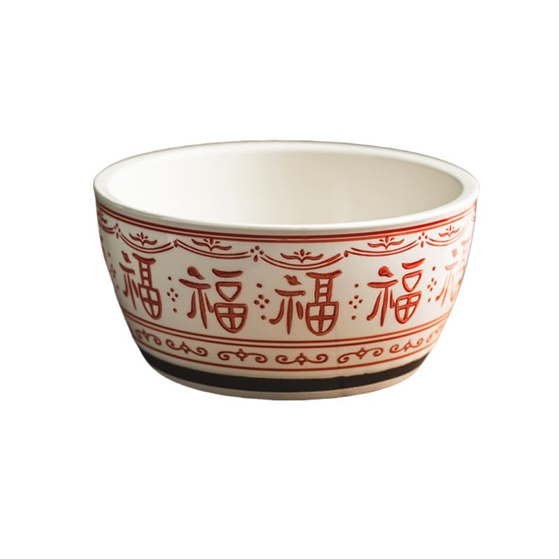 モダンな大型ディナープレート 中国陶器製麺鉢、個人用丸鉢、デザート鉢、家庭用スープ鉢、サラダ鉢 積み重ね可能なディナープレート｜NeoMart