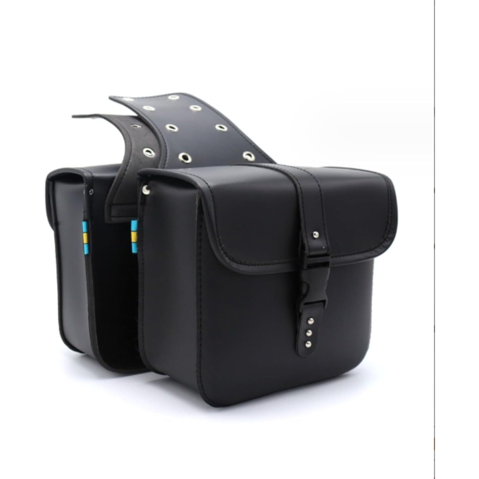 バイク サイドバッグ 防水 2個セット 黒 ツールバッグ ツーリングバッグ サドルバッグ バイクサイドバック (ブラック)｜NeoMart