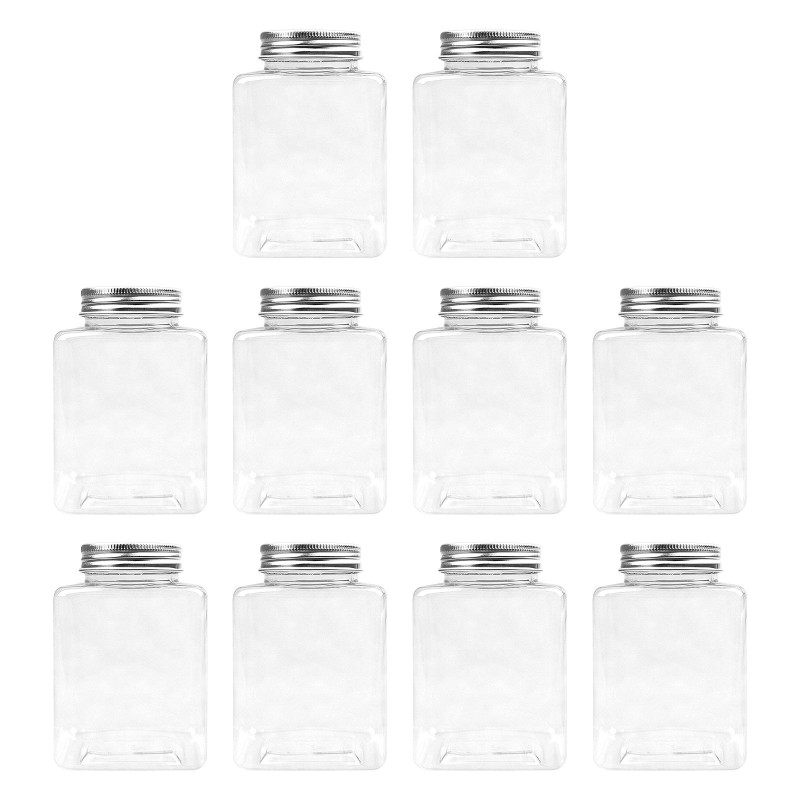 空のジュースボトル10個セット.飲料容器.ドリンクジャーボトル.ウォーターボトル.密閉素材.レストラン.パーティー.家庭に最適|NeoMart