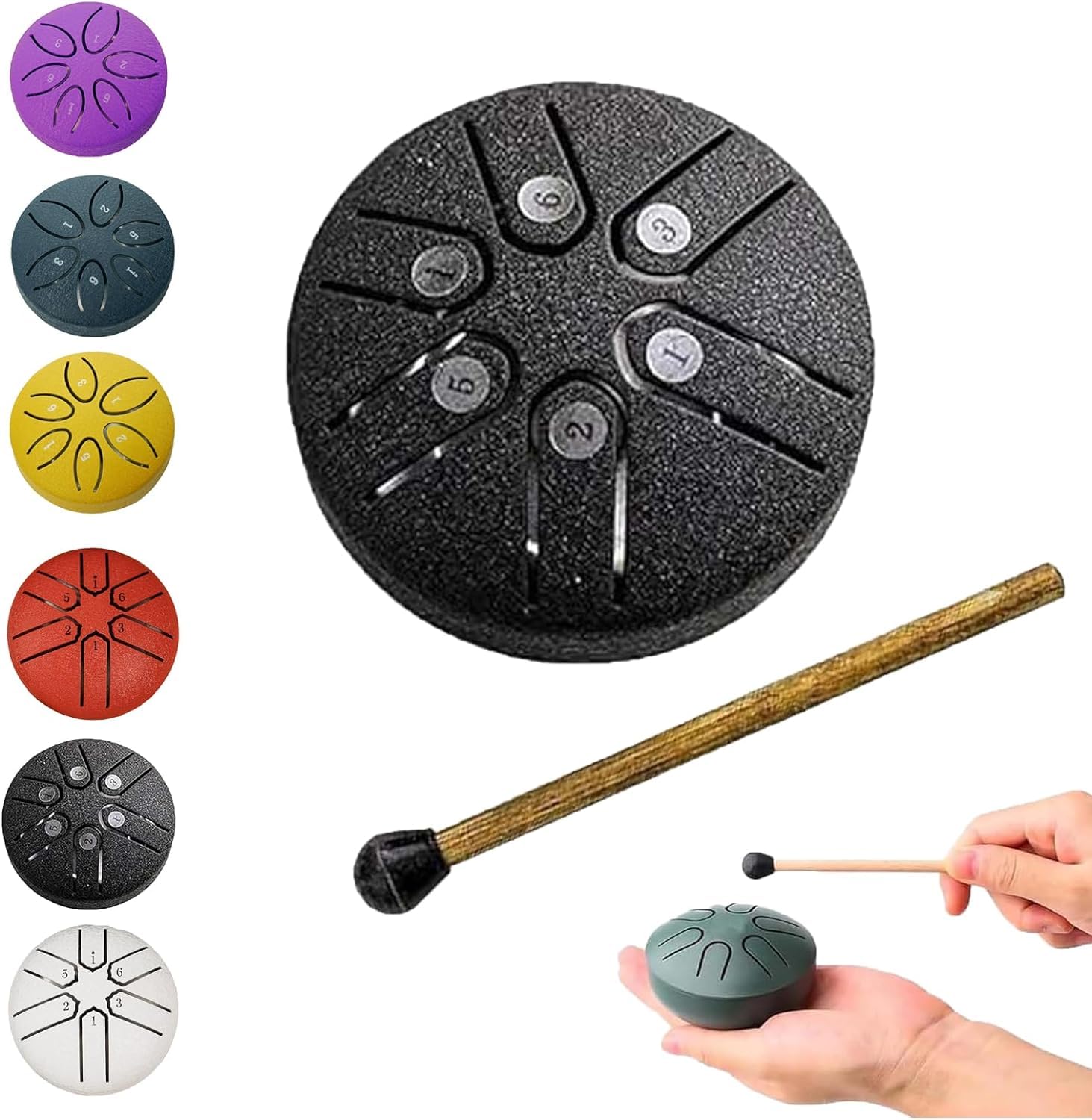 スチールタンドラム 屋外使用可 ガーデン用 レインドラム 雨音チャクラドラム スチール製|NeoMart
