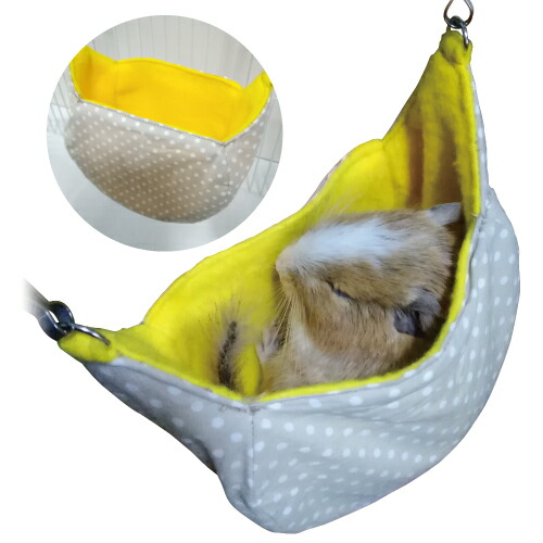 楽天市場】デグー コーナーハンモックベッド 秋冬用 Lサイズ(22×22cm