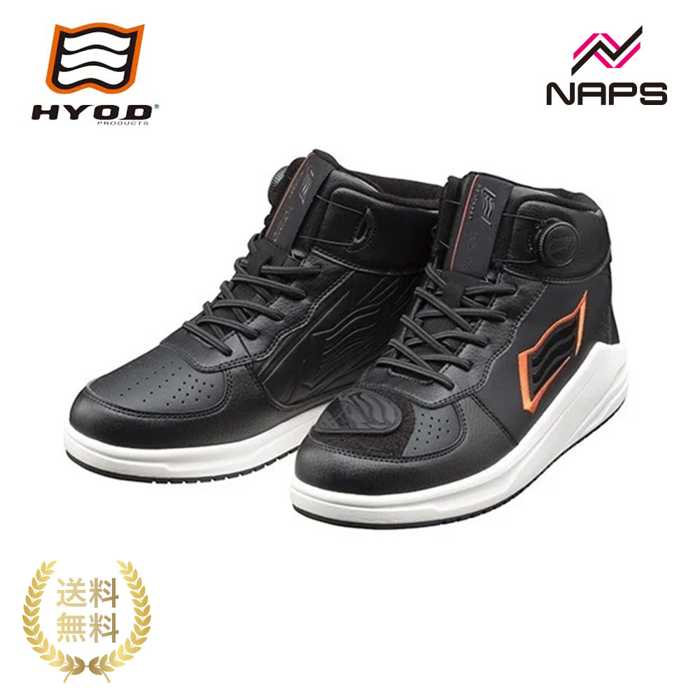 HYOD ハイカットスニーカー ブラック/オレンジ レザースニーカー 楽天市場】HYOD ヒョウドウ HYF002 HYOD HIGH-CUT RIDE SNEAKERS