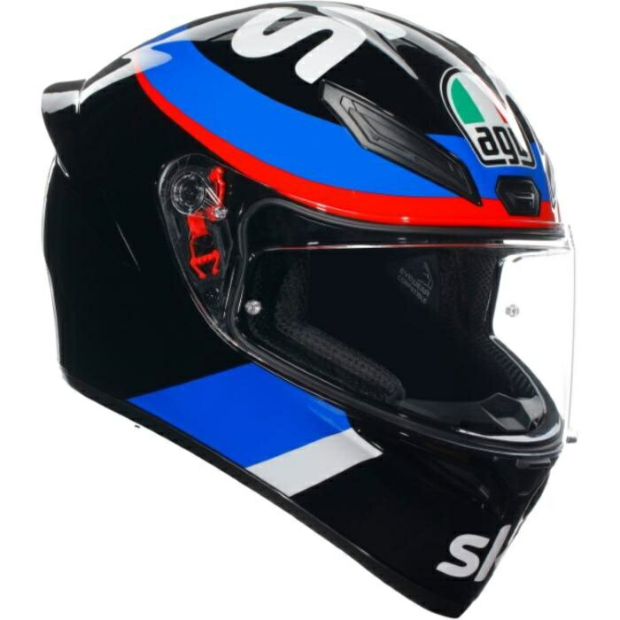 AGV K1 S JIST Asian Fit フルフェイスヘルメット VR46 SKY RACING TEAM BLACK/RED ヘルメット バイク オートバイ 用品 メンズ レディース 男性 女性 かっこいい おしゃれ メーカー ブランド 人気 おすすめ