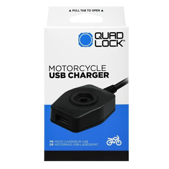 QUAD LOCK クアッドロック 【バイク用】防水・防塵 USBポート QLA-MOT-USB