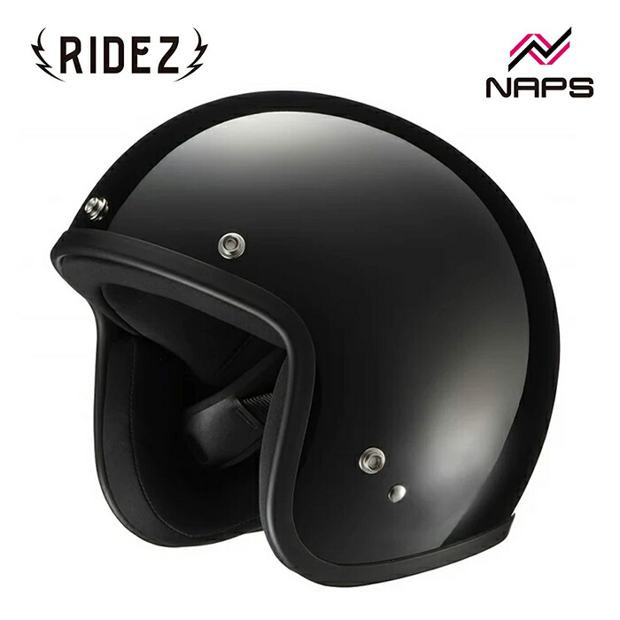 セール品　ライズ　JBヘルメット　ジェットヘルメット　ホワイトガンメタルブラック RIDEZ（バイク） 只今セール中 在庫限り RIDEZ ライズ JB
