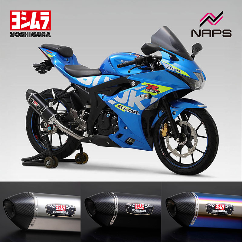 スズキ GSX-R125 S125 WR'S チタンオーバルフルエキ スズキ GSX-R125