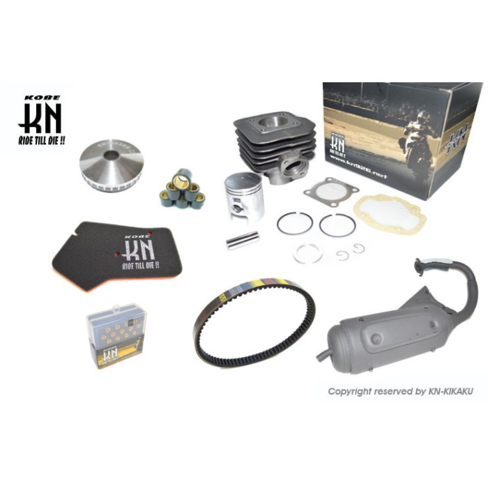 楽天市場】KN企画 KN EX3ポート 水冷アルミメッキボアアップKIT 68cc