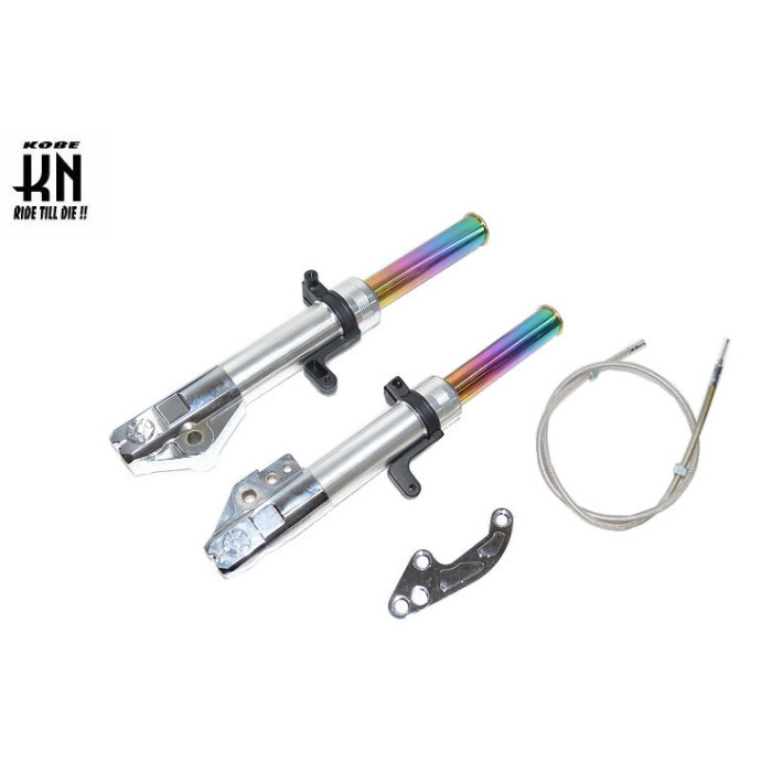 KN企画 フロントフォーク メッキボトム【キャブレター車】