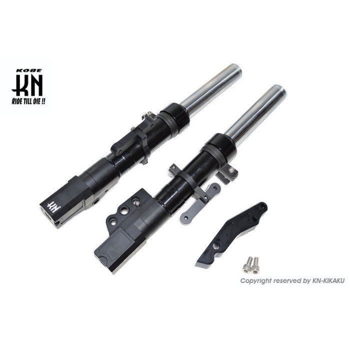 KN企画 スーパーフロントフォーク【ブラック】シグナスX 【4/5型】260mm/4potキャリパー