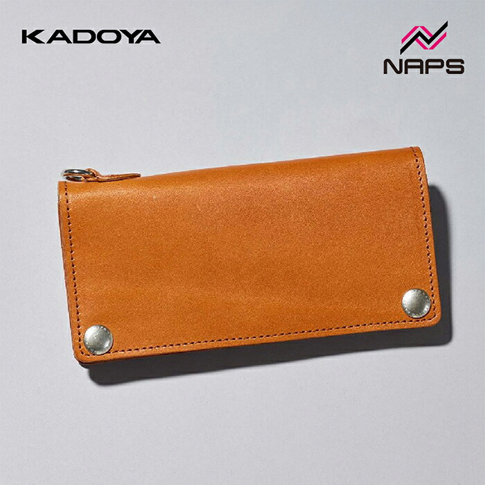 KADOYA カドヤ 8943 サドルレザー ロングウォレット ブラウン｜ナップス店